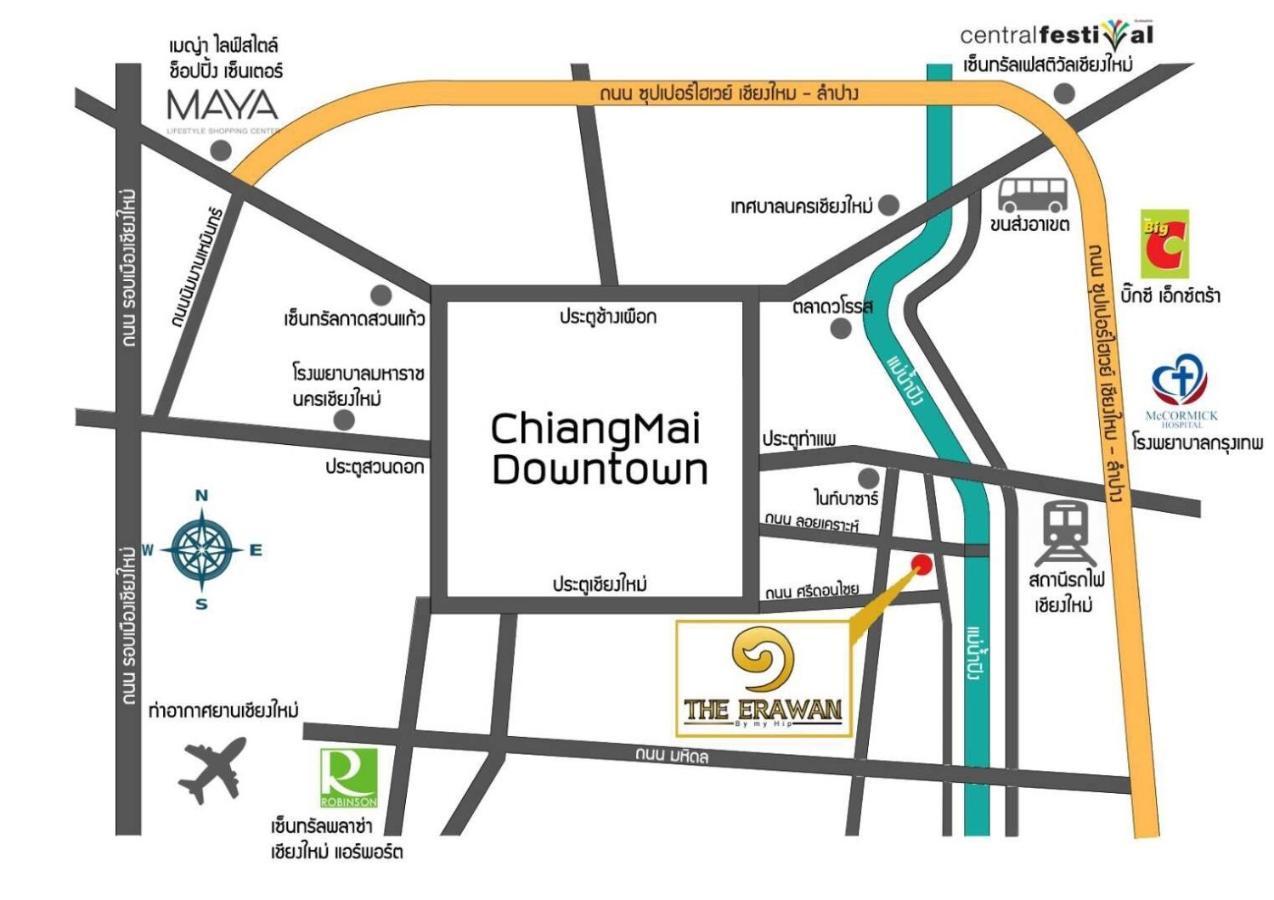 Chiang Mai Night Market Super Large Luxurious 3-Bedroom Hotel-Style Condo Extérieur photo
